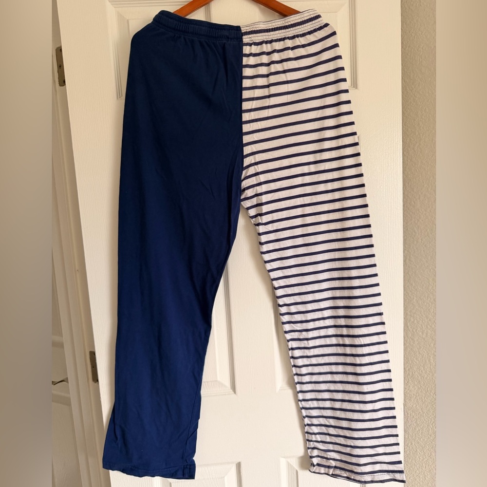 Men’s Corona Blue and White Striped Lounge Pants Size L - Picture 3 of 10